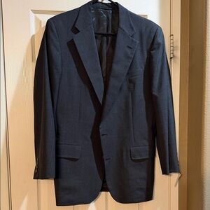 Men's Charcoal Wool Blazer